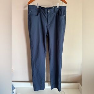 Blue Straight-Leg Pants navy 36x34